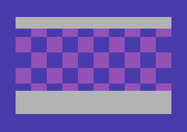 A bigger scrolling chessboard with Commodore 64 BASIC